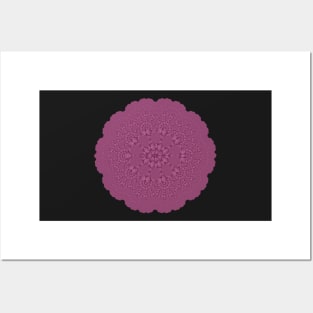 Wine Colored Pattern Posters and Art